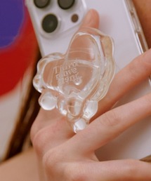 【国内配送】 サードムーブメント 韓国発ブランド スマホグリップ クリア ミックス 小物