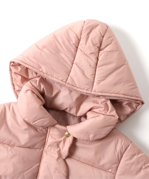 BABY 裾スカラップコート　ピンク スラップ スリップ ベビー SLAP SLIP BABY 裾スカラップリボン付き