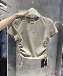 SPIGA | ｻｲﾄﾞｼｬｰﾘﾝｸﾞﾄｯﾌﾟｽ(その他トップス)