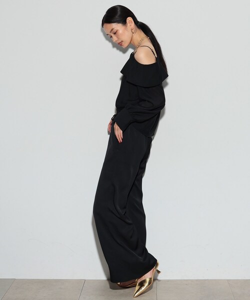 GALLEST（ギャレスト）の「◆ワンショルダーブラウス（シャツ/ブラウス・レディース・サックスブルー/ブラック・38）」の5枚目の写真