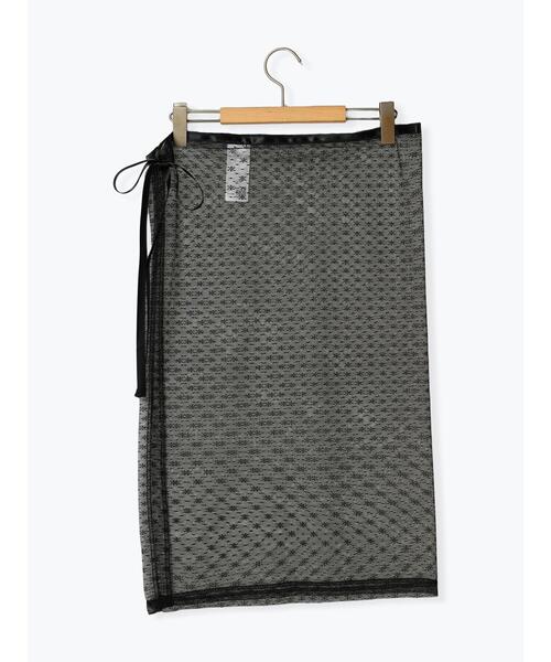 ehka sopo（エヘカソポ）の「◎シアーレーススカート（スカート・レディース・ブラック/キナリ・F）」の22枚目の写真