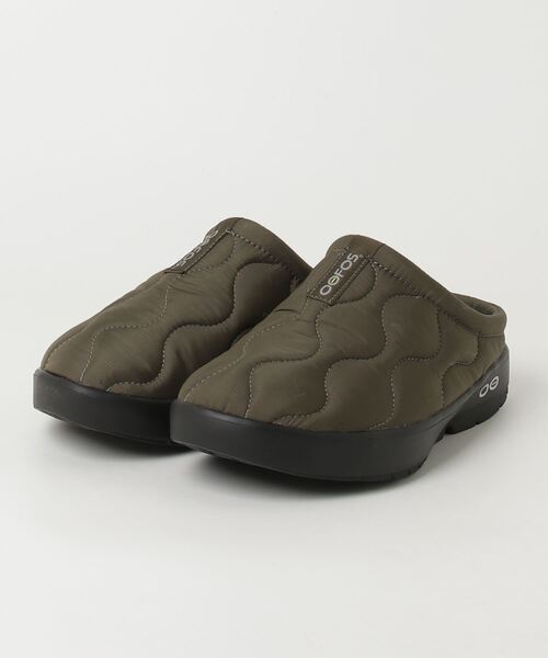 OOFOS(ウーフォス)の「【OOFOS】Men's OOcOOzie Thermo Mule / メンズウークージーサーモミュール(サンダル・メンズ・ブラック×ブラック/グリーン系その他/ネイビー・7/8/9)」の9枚目の写真