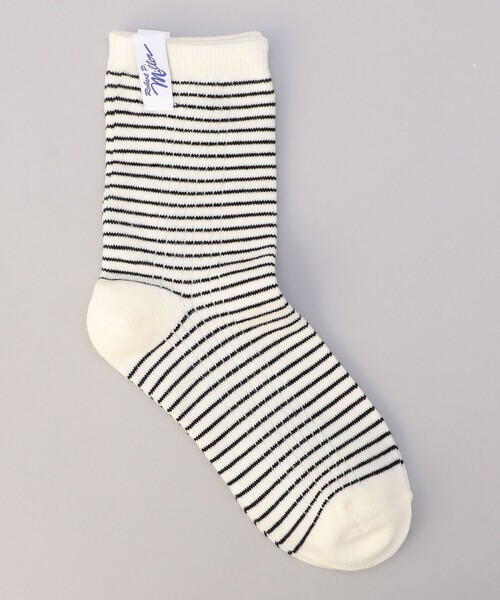 MILLER(ミラー)の「【再入荷・新色登場】Robert P.Miller(ロバートピーミラー)ボーダーソックス(ソックス/靴下・レディース・グレー/ダークグリーン/オレンジ/その他1/ターコイズブルー/イエロー/レッド/ロイヤルブルー/その他3/その他5/オフホワイト/その他4・FREE)」の9枚目の写真