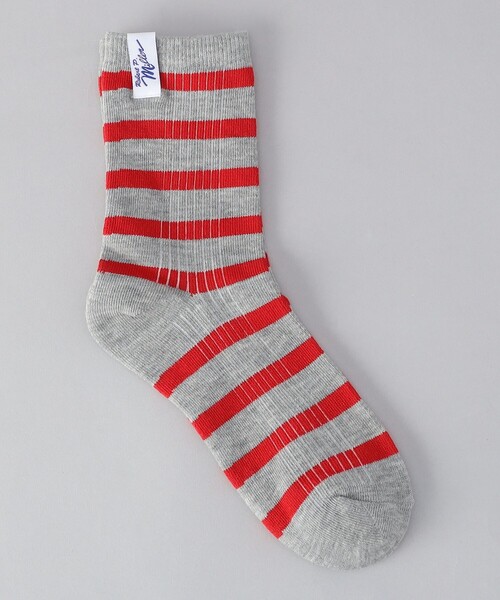 MILLER(ミラー)の「【再入荷・新色登場】Robert P.Miller(ロバートピーミラー)ボーダーソックス(ソックス/靴下・レディース・グレー/ダークグリーン/オレンジ/その他1/ターコイズブルー/イエロー/レッド/ロイヤルブルー/その他3/その他5/オフホワイト/その他4・FREE)」の11枚目の写真