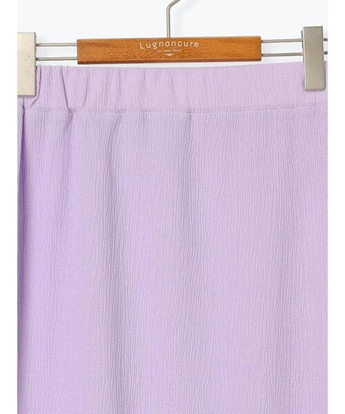 Lugnoncure（ルノンキュール）の「無地柄アソートナロースカート（スカート・レディース・ブラウン/オフホワイト/パープル/ブラック・F）」の7枚目の写真