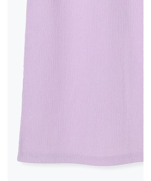 Lugnoncure（ルノンキュール）の「無地柄アソートナロースカート（スカート・レディース・ブラウン/オフホワイト/パープル/ブラック・F）」の9枚目の写真