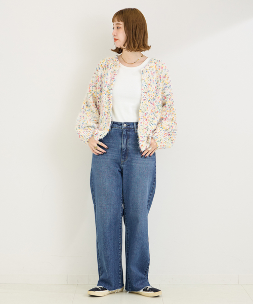 B.C STOCK(ベーセーストック)の「DU JOUR/デュ ジュール FLARE-HEM JEAN(デニムパンツ・レディース・ブラック/ブルー・36/38)」の19枚目の写真
