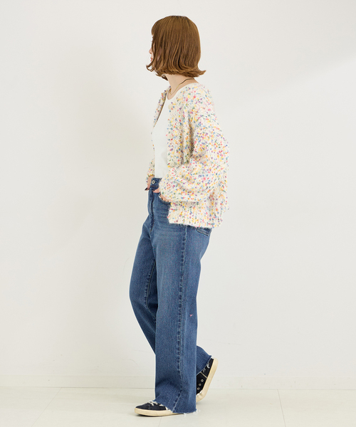 B.C STOCK(ベーセーストック)の「DU JOUR/デュ ジュール FLARE-HEM JEAN(デニムパンツ・レディース・ブラック/ブルー・36/38)」の18枚目の写真