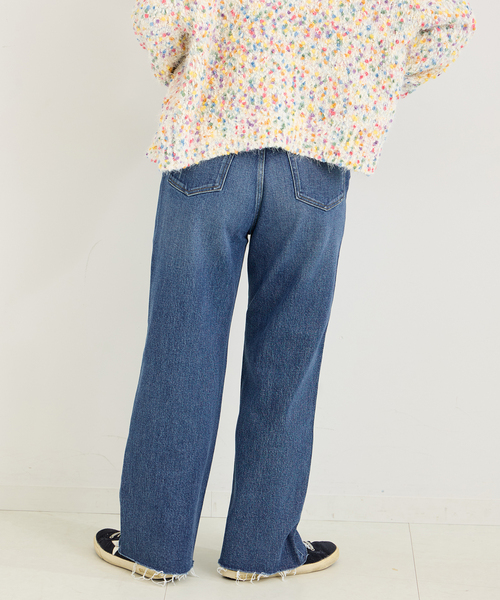 B.C STOCK(ベーセーストック)の「DU JOUR/デュ ジュール FLARE-HEM JEAN(デニムパンツ・レディース・ブラック/ブルー・36/38)」の13枚目の写真