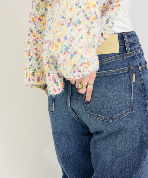 B.C STOCK(ベーセーストック)の「DU JOUR/デュ ジュール FLARE-HEM JEAN(デニムパンツ・レディース・ブラック/ブルー・36/38)」の11枚目の写真