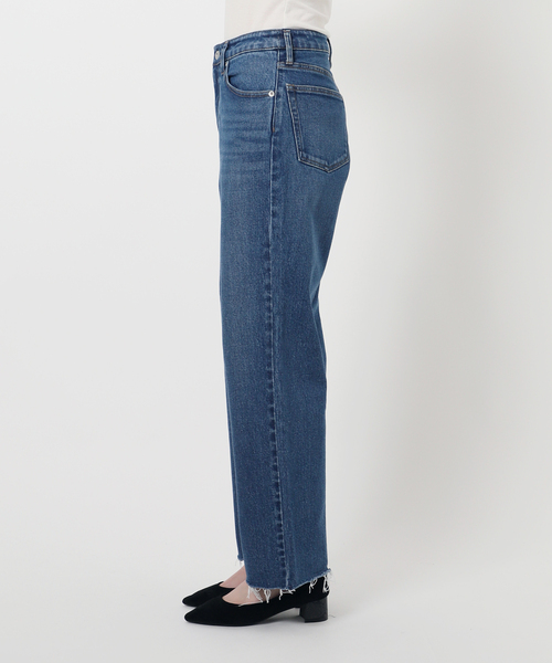 B.C STOCK(ベーセーストック)の「DU JOUR/デュ ジュール FLARE-HEM JEAN(デニムパンツ・レディース・ブラック/ブルー・36/38)」の9枚目の写真