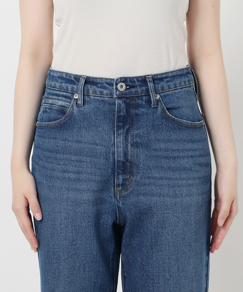 B.C STOCK(ベーセーストック)の「DU JOUR/デュ ジュール FLARE-HEM JEAN(デニムパンツ・レディース・ブラック/ブルー・36/38)」の7枚目の写真
