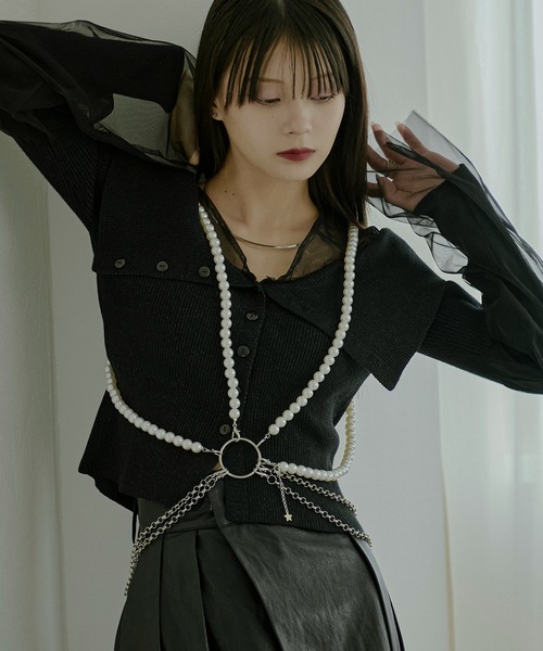 Ezick（エジック）の「Multi-use パールハーネス（サスペンダー・レディース・オフホワイト・FREE）」の13枚目の写真