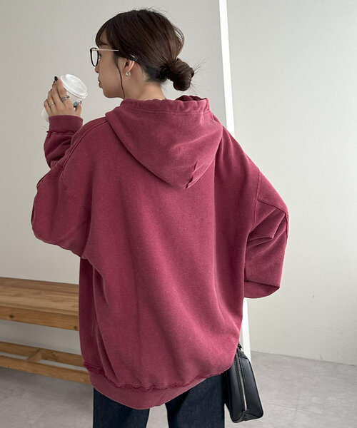 DISCOAT(ディスコート)の「【ユニセックス】ヴィンテージプルパーカー(Tシャツ/カットソー・レディース・ネイビー/キャメル/レッド系その他・FREE)」の13枚目の写真