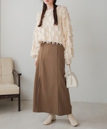 Bab | 【nao×Bab】【S・Mサイズ展開】ジップスリットＩラインスカート(スカート)