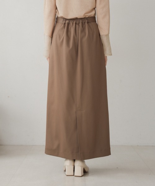 Bab（バブ）の「【nao×Bab】【S・Mサイズ展開】ジップスリットＩラインスカート（スカート・レディース・アイボリー/グレー/ブラウン・S/M）」の6枚目の写真