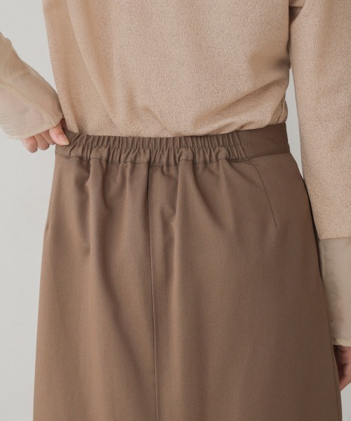 Bab（バブ）の「【nao×Bab】【S・Mサイズ展開】ジップスリットＩラインスカート（スカート・レディース・アイボリー/グレー/ブラウン・S/M）」の7枚目の写真