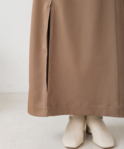 Bab（バブ）の「【nao×Bab】【S・Mサイズ展開】ジップスリットＩラインスカート（スカート・レディース・アイボリー/グレー/ブラウン・S/M）」の9枚目の写真