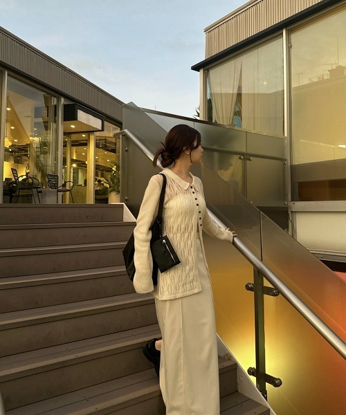 Bab（バブ）の「【nao×Bab】【S・Mサイズ展開】ジップスリットＩラインスカート（スカート・レディース・アイボリー/グレー/ブラウン・S/M）」の17枚目の写真