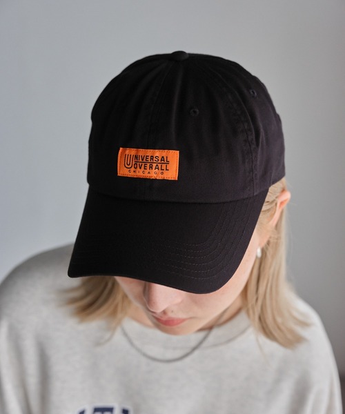 UNIVERSAL OVERALL（ユニバーサルオーバーオール）の「【ユニセックス】UNIVERSAL OVERALL T/Cツイルキャップ（キャップ・メンズ・ブラック/アイボリー/ネイビー/ベージュ/カーキ・FREE）」の9枚目の写真