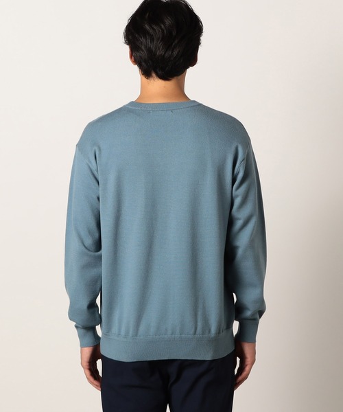 Grand PARK（グランドパーク）の「クルーネックニット（ニット/セーター・メンズ・ベージュ/ネイビー/ブルー/グレー・LARGE/MEDIUM/X-LARGE）」の6枚目の写真