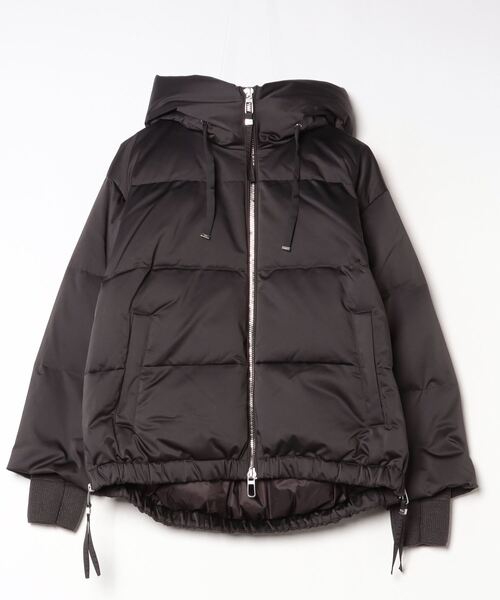 DUNO HEKA ダウンジャケット　ブラック　サイズ40 DUNO（デュノ） ダウンジャケット HEKA Side Zipped Down Jacket