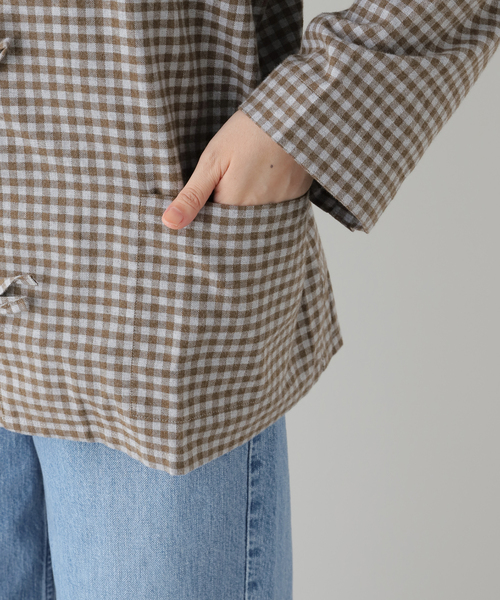 BASERANGE（ベースレンジ）の「BASERANGE LIMBER SHIRT SHLI-FL-WI24