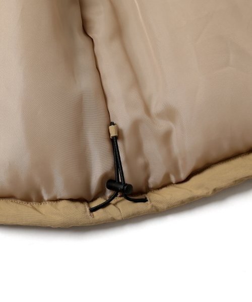 GLAZOS(グラソス)の「【大人向けサイズあり】【撥水】【保温】機能中綿サーモライト・ベスト(ベスト・キッズ・ブラック/チャコールグレー/ベージュ・S/M/L/LL)」の13枚目の写真