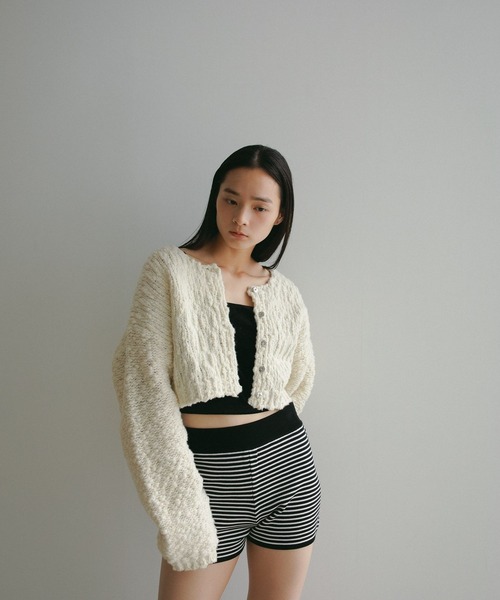 A part by（アパートバイ）の「【e/rm】シルクコンニットショーツ（レギンス/スパッツ・レディース・その他・FREE）」の2枚目の写真