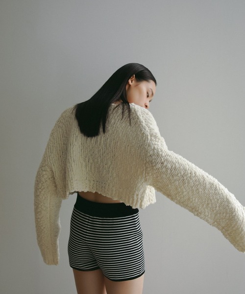 A part by（アパートバイ）の「【e/rm】シルクコンニットショーツ（レギンス/スパッツ・レディース・その他・FREE）」の4枚目の写真