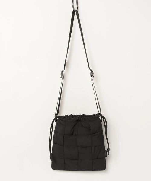 『ADAMPATEK』braided polyester drawstring bag/編み込みナイロン巾着バッグ（ハンドバッグ）｜ADAM PATEK（アダムパテック）