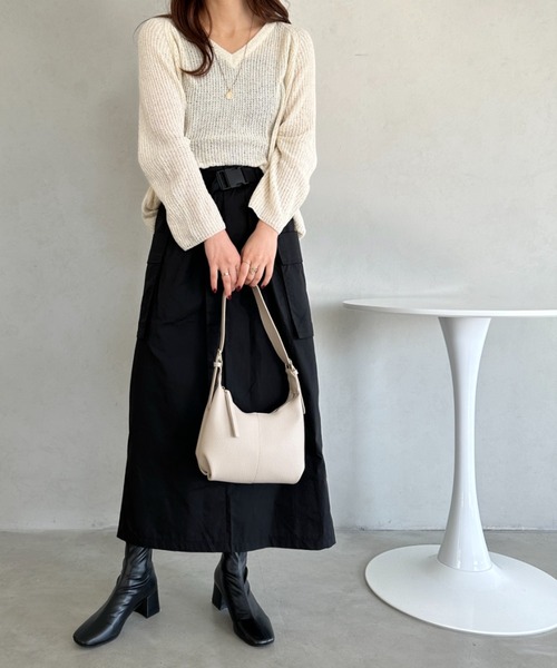 [GO-CCE]★大人気★Mellow Suede Shoulder Bag ショルダーバッグ セール】round moon shoulder bag／ワンハンドルラウンドムーン
