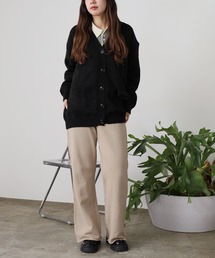 切りっぱなしフレアスウェットパンツ