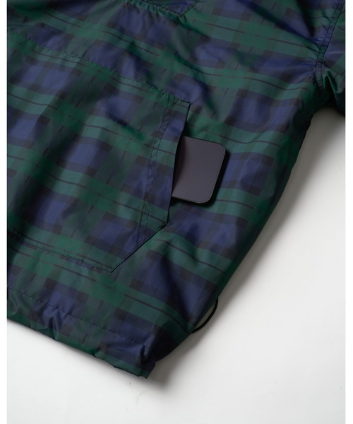 WISH FOR EVER ナイロンリバーシブルアノラックショートパーカー　L セール】NYLON REVERSIBLE ANORAK SHORT PARKER/ナイロン