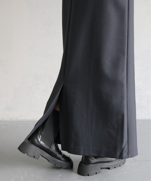 cheriella（シェリエラ）の「【cheriella】ベルト付ロングスカート BELTED LONG SKIRT（スカート・レディース・ブラック/チャコール・S/M）」の15枚目の写真