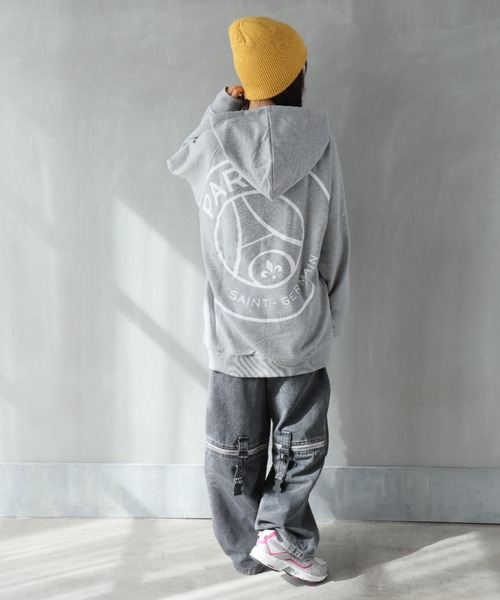 PARIS SAINT-GERMAIN（パリサンジェルマン）の「Paris Saint-Germain パーカー（パーカー・レディース・スミクロ/ブラック/杢グレー・M/L/XL）」の6枚目の写真