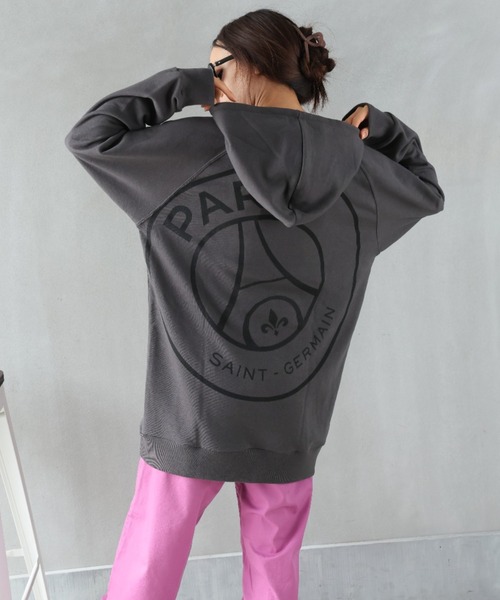 パリサンジェルマン ナイキ S 150 160 スウェット パーカー グレー パリ・サンジェルマン Paris Saint-Germain PSG JP FS HOODIE