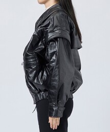 ジャケット・アウター 08sircus ratine collarless jacket 22ss 08sircus ratine collarless jacket 22ss