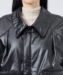 ジャケット・アウター 08sircus ratine collarless jacket 22ss 08sircus ratine collarless jacket 22ss