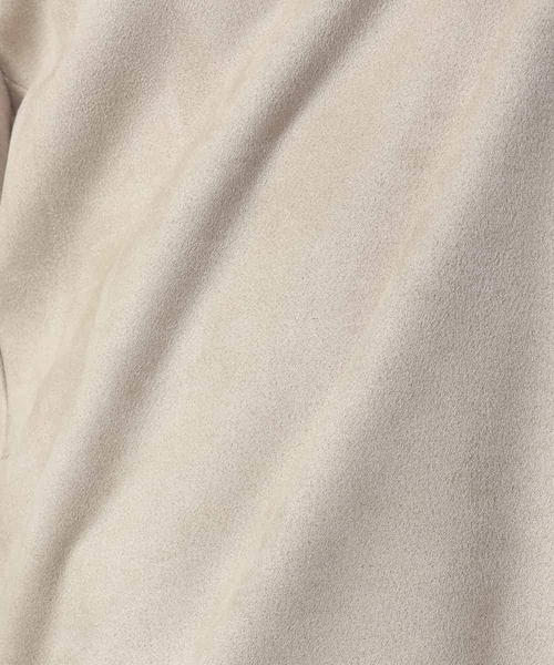 a.v.v(アーヴェヴェ)の「【春まで使える】フェイクスエードパーカー(無地)(パーカー・メンズ・チャコールグレー/ベージュ/ミント・44/46/48/50)」の17枚目の写真