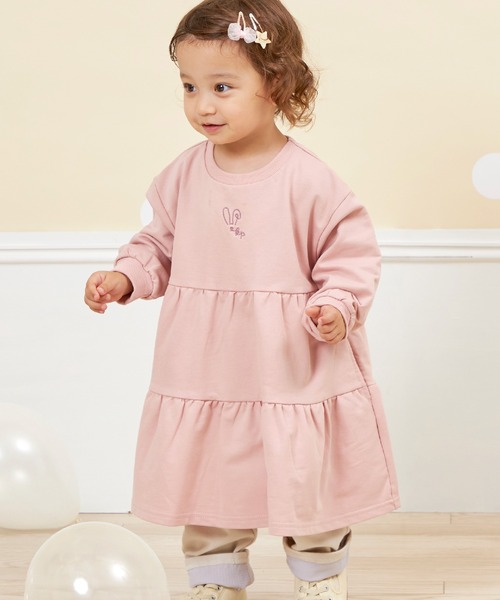 KP（ケーピー）の「【WEB限定】ふんわりワンピース(80～140)（ワンピース・キッズ・ブルー/ピンク/パープル・140cm/130cm/120cm/110cm/100cm/90cm）」の17枚目の写真