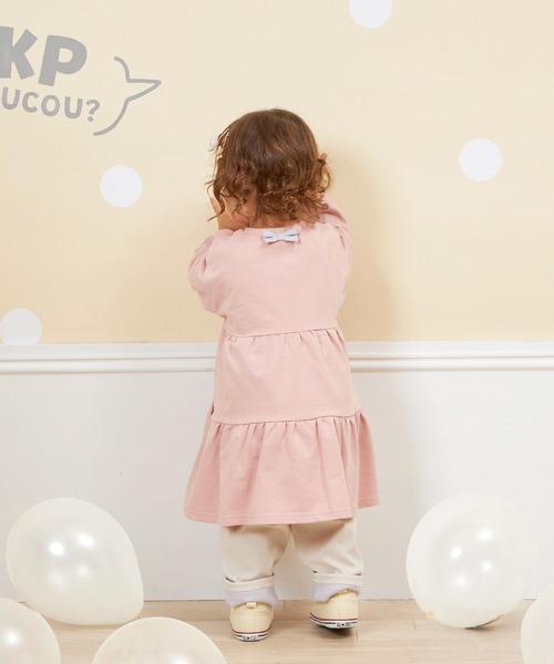 KP（ケーピー）の「【WEB限定】ふんわりワンピース(80～140)（ワンピース・キッズ・ブルー/ピンク/パープル・140cm/130cm/120cm/110cm/100cm/90cm）」の18枚目の写真