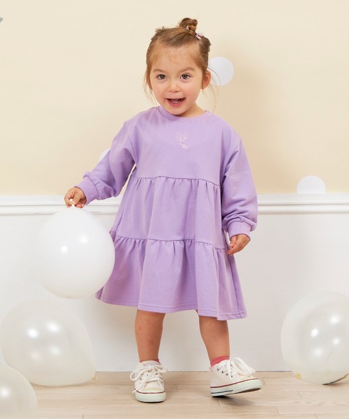 KP（ケーピー）の「【WEB限定】ふんわりワンピース(80～140)（ワンピース・キッズ・ブルー/ピンク/パープル・140cm/130cm/120cm/110cm/100cm/90cm）」の11枚目の写真