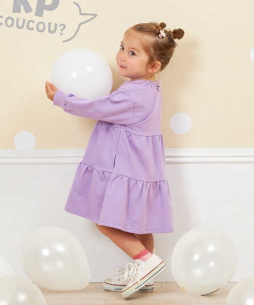 KP（ケーピー）の「【WEB限定】ふんわりワンピース(80～140)（ワンピース・キッズ・ブルー/ピンク/パープル・140cm/130cm/120cm/110cm/100cm/90cm）」の12枚目の写真