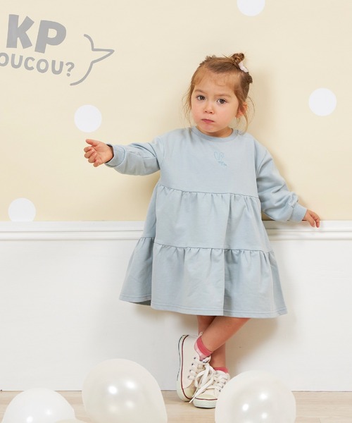 KP（ケーピー）の「【WEB限定】ふんわりワンピース(80～140)（ワンピース・キッズ・ブルー/ピンク/パープル・140cm/130cm/120cm/110cm/100cm/90cm）」の5枚目の写真