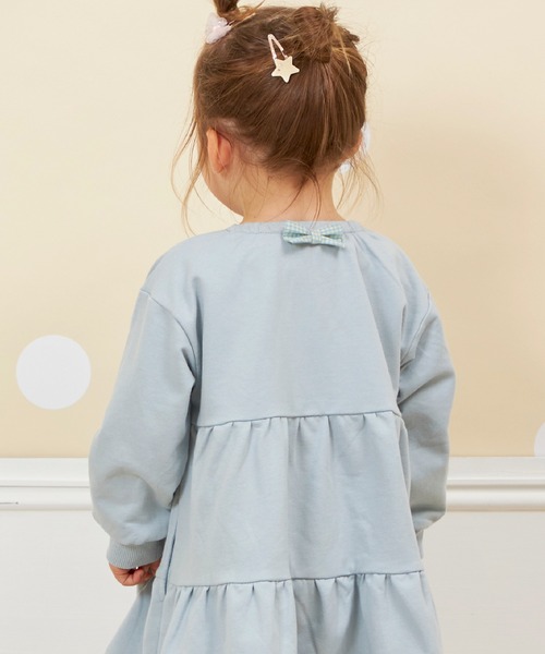 KP（ケーピー）の「【WEB限定】ふんわりワンピース(80～140)（ワンピース・キッズ・ブルー/ピンク/パープル・140cm/130cm/120cm/110cm/100cm/90cm）」の6枚目の写真