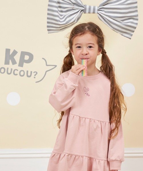 KP（ケーピー）の「【WEB限定】ふんわりワンピース(80～140)（ワンピース・キッズ・ブルー/ピンク/パープル・140cm/130cm/120cm/110cm/100cm/90cm）」の19枚目の写真