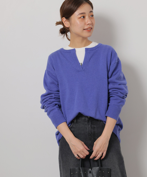 【セール】メリノウールミックススキッパー（ニット/セーター）｜JOURNAL STANDARD relume（ジャーナルスタンダード レリューム）