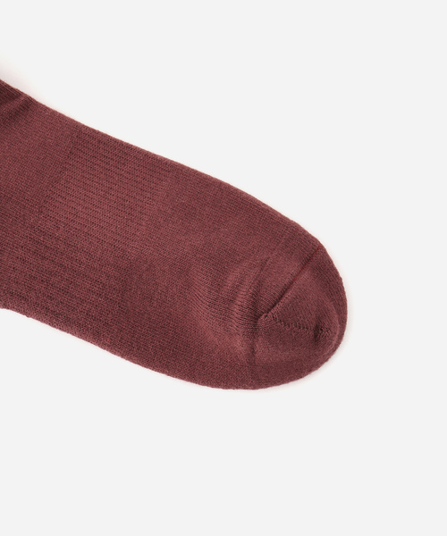 Saturdays NYC（サタデーズ ニューヨークシティ ）の「CROSBY SOCK（ソックス/靴下・メンズ・レッド/チャコールグレー・FREE）」の5枚目の写真