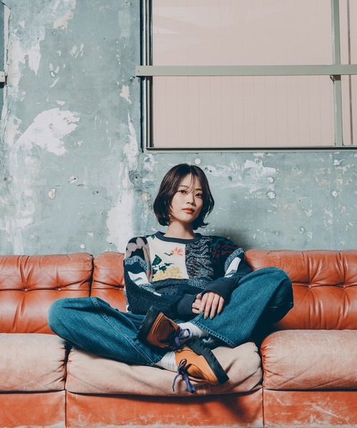 YEAH RIGHT!!（イェーライト）の「SWITCHING KNIT P/O  (LADYS SIZE)（ニット/セーター・レディース・その他1/その他2・0）」の12枚目の写真